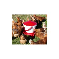 Napájecí kbelík pro drůbež, s podstavcem, 12 l