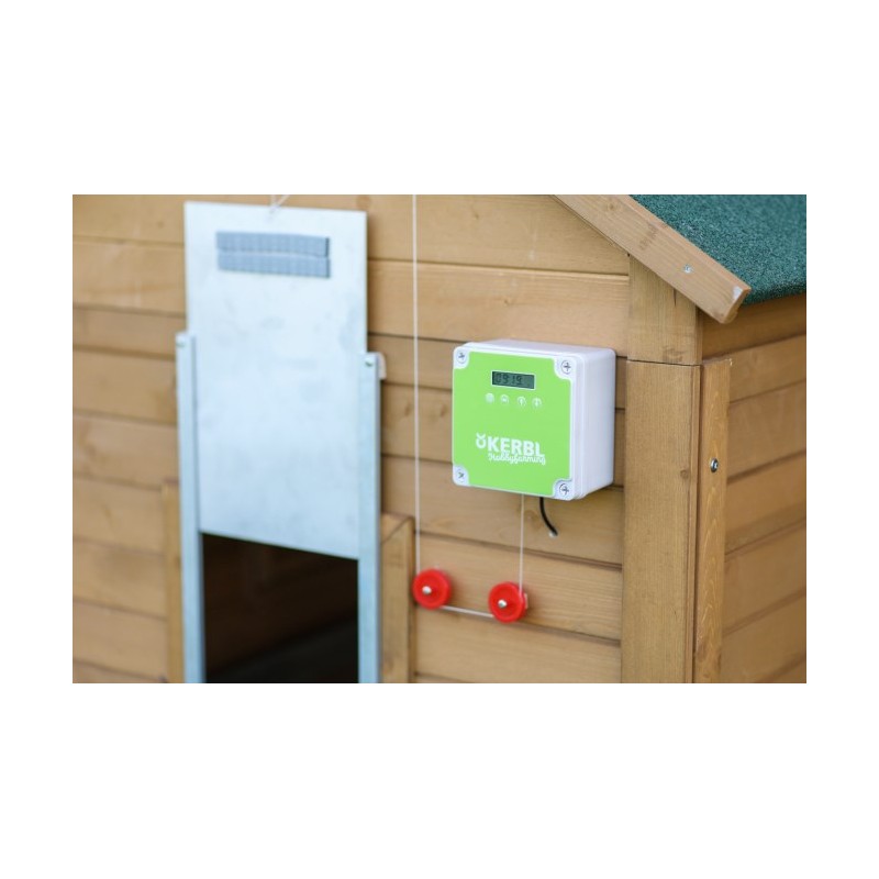 Automatické otevírání a zavírání kurníku KERBL