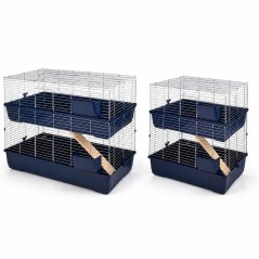 Klec MAXI BALDO TWIN pro hlodavce, dvoupatrová, 100 x 53 x 86 cm