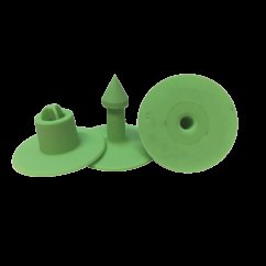 Známky ušní Merko M6, kulaté pro selata, popsané