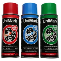 Sprej značkovací Unimark, 400 ml, na zvířata, modrá
