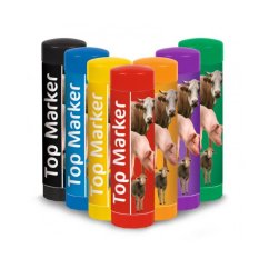 Křída značkovací TopMarker, na zvířata, modrá
