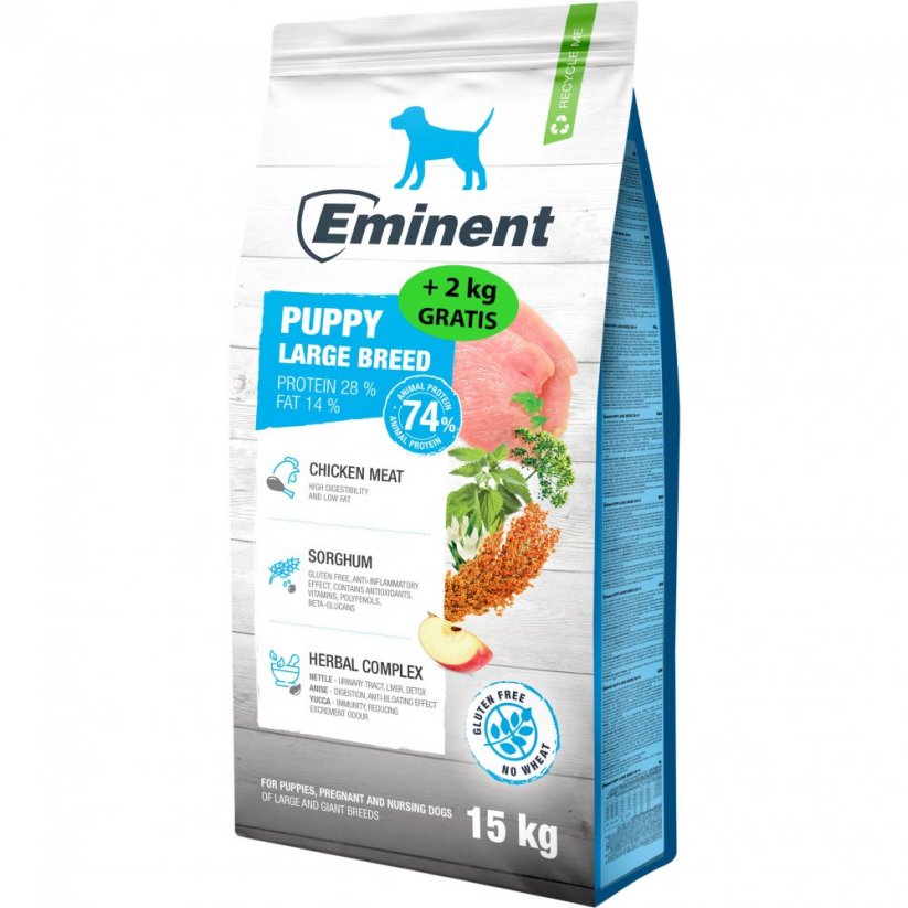 Eminent Puppy Large Breed High Premium 15 kg + 2 kg
