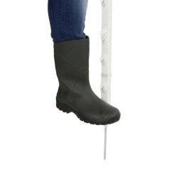 Tyčka - sloupek pro elektrický ohradník, plastová bílá, 105 cm, 1 nášlapka