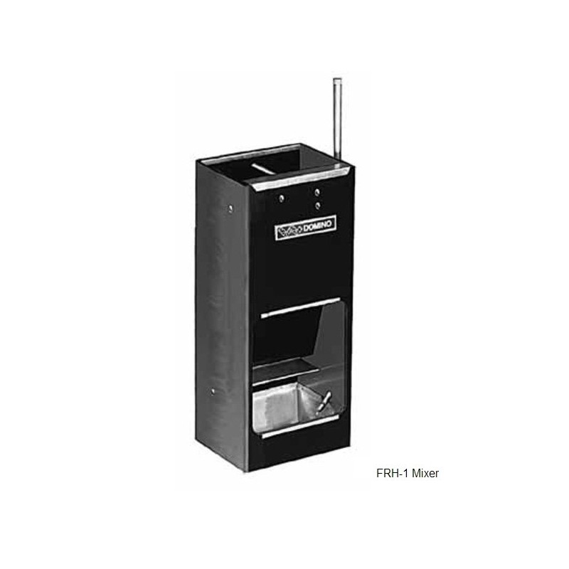 Domino MIXER FRH samokrmítko pro prasata od 7 - 45 kg, se zvlhčováním, 23 l / 16 kg pro 15 prasat / Počet koryt 1 - Varianta: se zvlhčováním, 23 l / 16 kg pro 15 prasat / Počet koryt 1