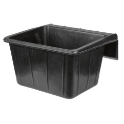 Žlab závěsný pro koně a skot, gumový přenosný, 20 l