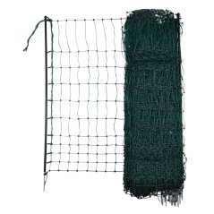 Síť nevodivá pro drůbež 106 cm, zelená, 25 m / 2 hroty