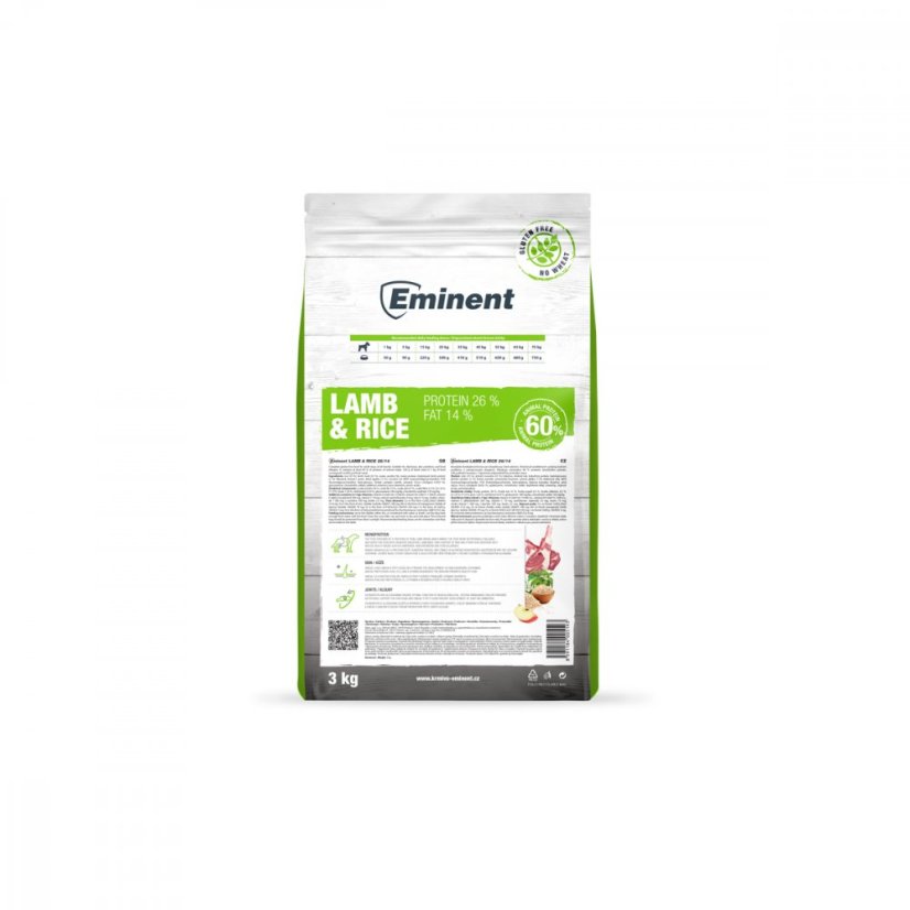 Eminent Lamb and Rice High Premium 3 kg