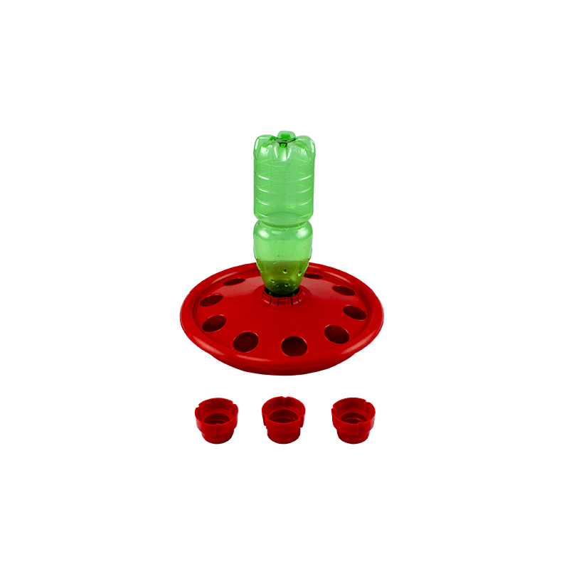 Napáječka pro drůbež - talíř na PET láhev, 1,5-2 l