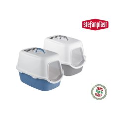 Toaleta pro kočky Cathy Filter - kočičí WC s filtrem, kamenně šedá