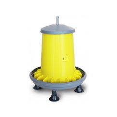 Automatické krmítko pro slepice ARCUS, nastavitelné, s nožkami, závěsné, 9 L