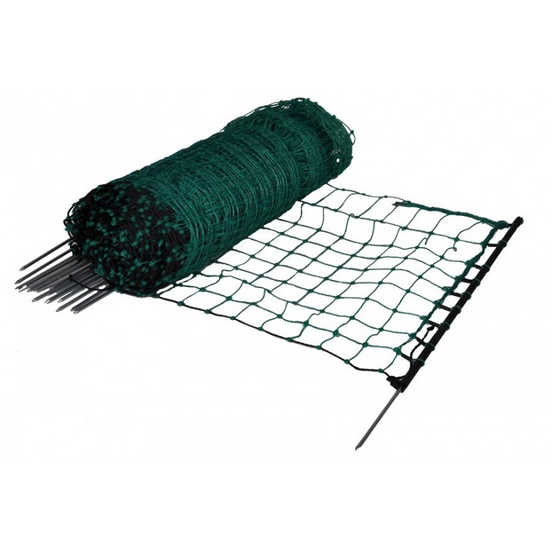 Síť elektrická pro králíky a jiné hlodavce, zelená, 50 m / 1 hrot - Varianta: zelená, 50 m / 1 hrot